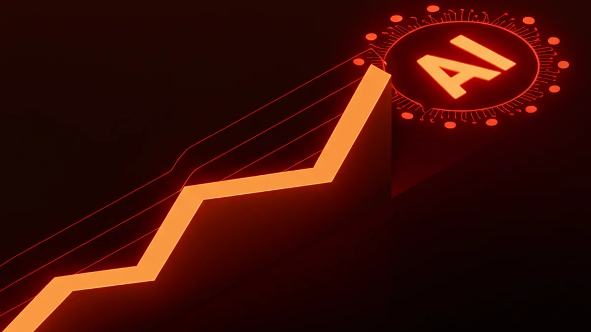 Geopolitical map showing AI competition dynamics between US, China, and EU