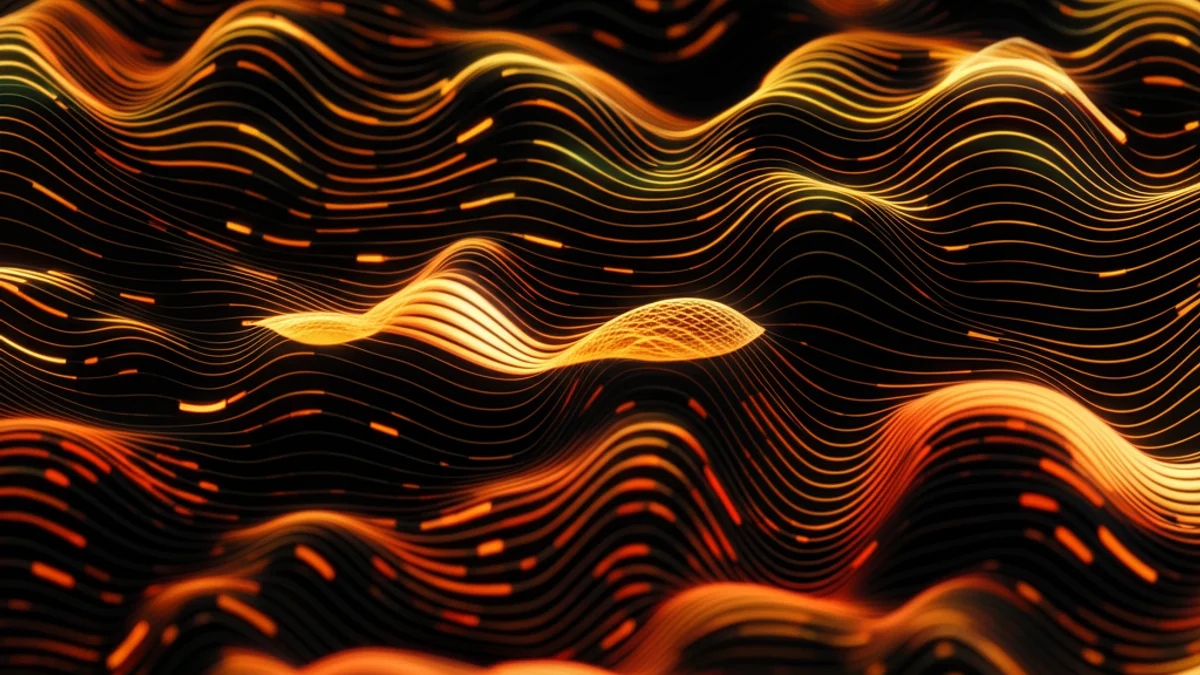 Information warfare flow diagram showing AI-generated synthetic media attack vectors and trust erosion